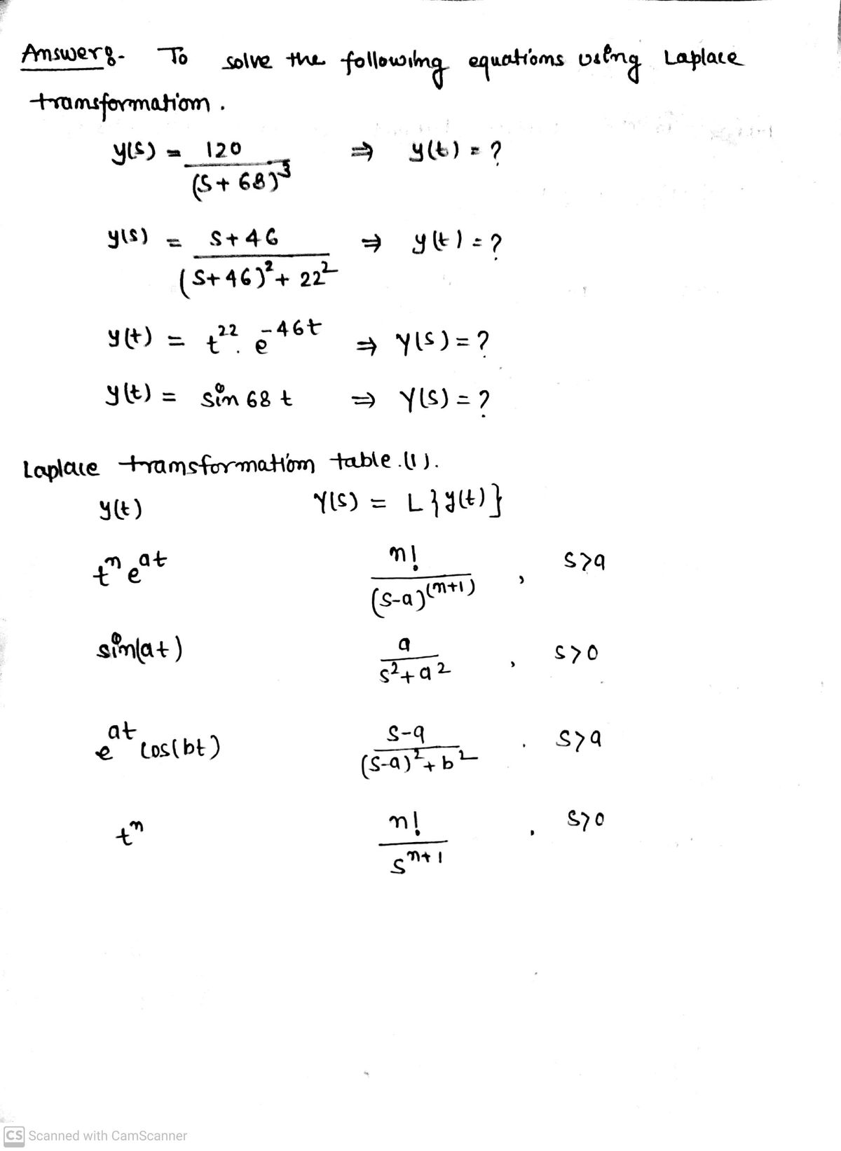 Advanced Math homework question answer, step 1, image 1